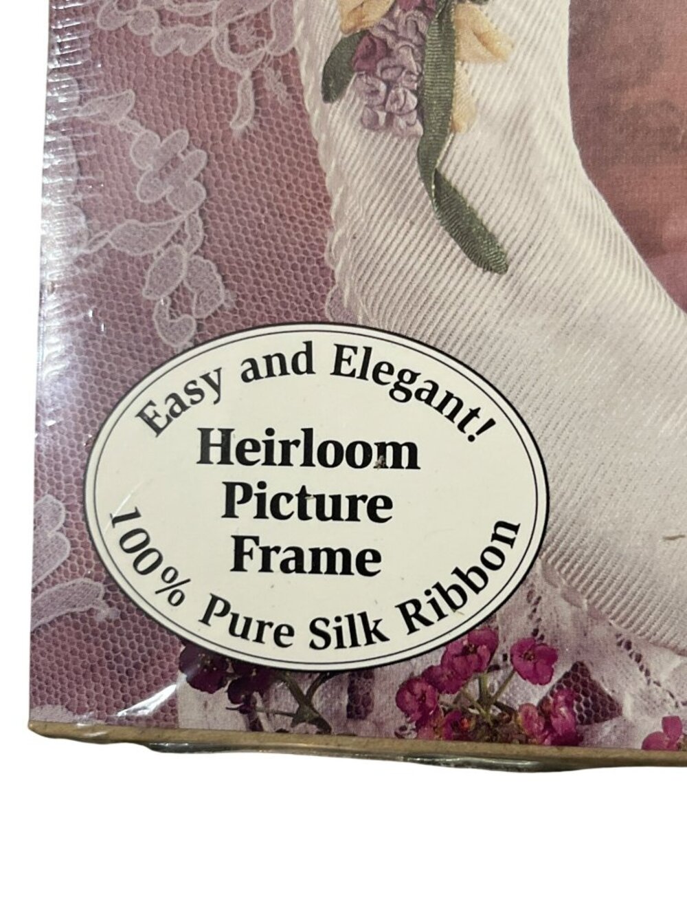 Vintage Bucilla Silk Ribbon Embroidery Kit Memories Abloom Frame 1995 NEW - Picture 5 of 9